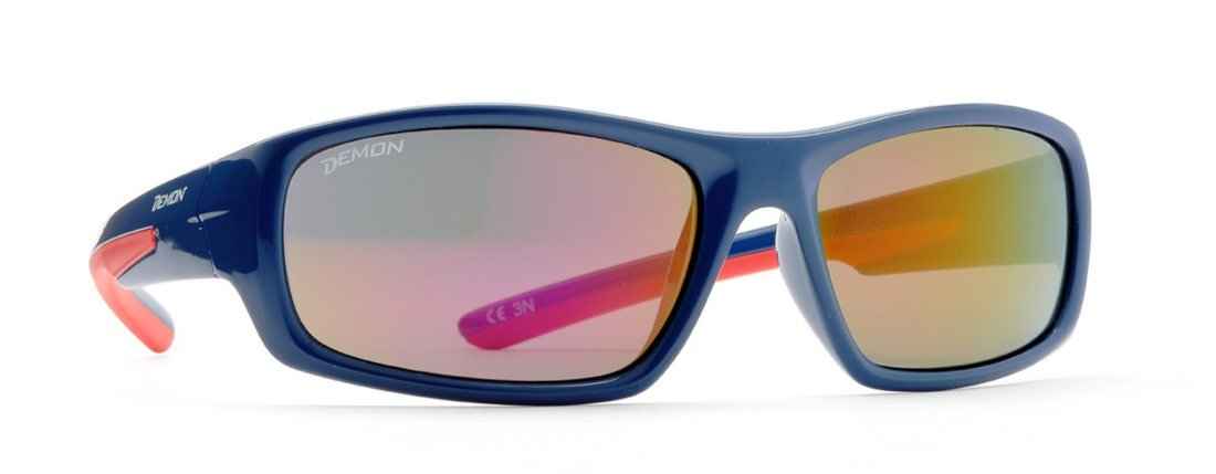 occhiali sport bambino montatura morbida kid 6 blu