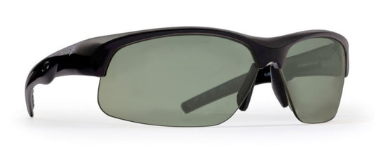 occhiali sportivi per tutti gli sport modello FUSION lenti polarizzate nero opaco