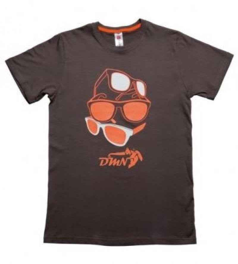 t shirt DMN arancio fluo